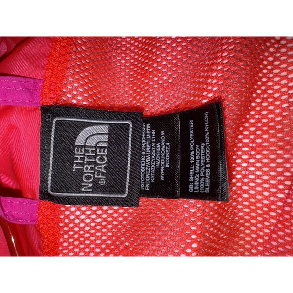 THE NORTH FACE HYVENT Youth Girls 14-16 2 In 1 Rain Wind Breaker Jacket Pink - Picture 7 of 15